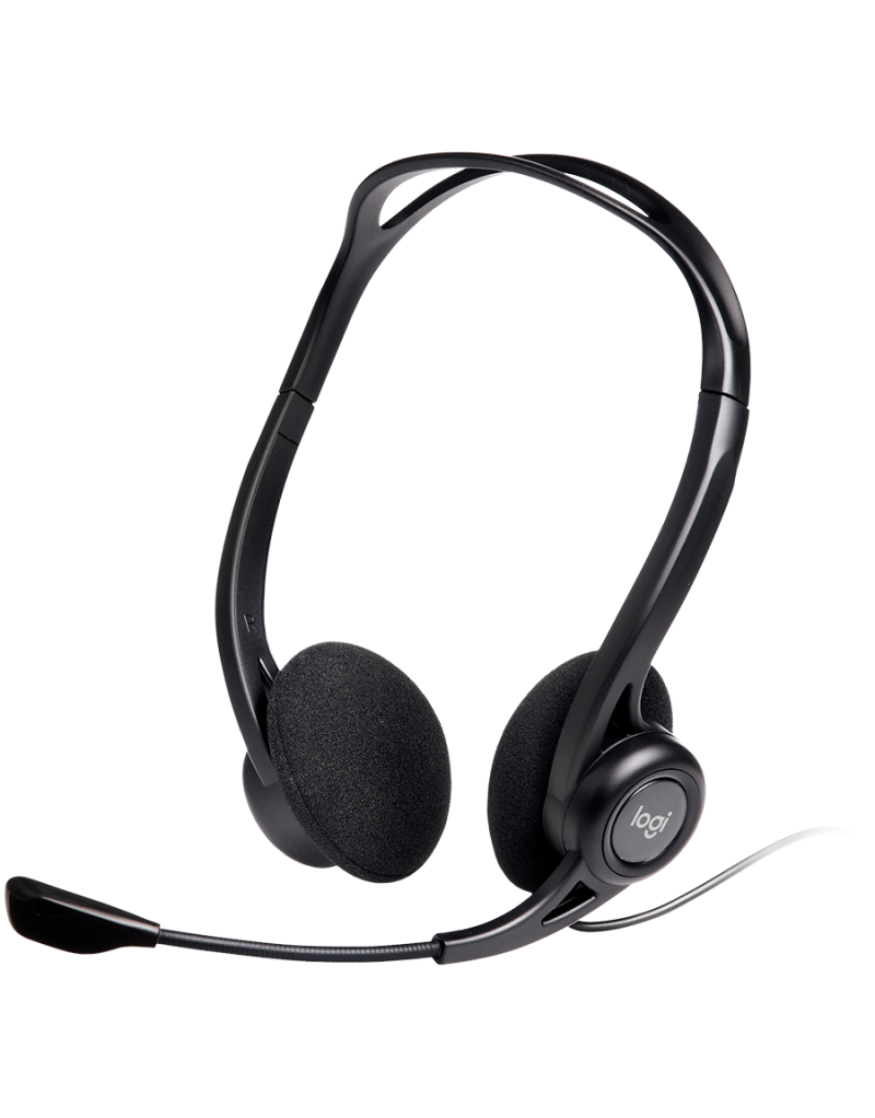 LOGITECH PC960 Corded Stereo Headset BLACK - USB - 1 LOGITECH PC960 Corded Stereo Headset BLACK - USB - 1