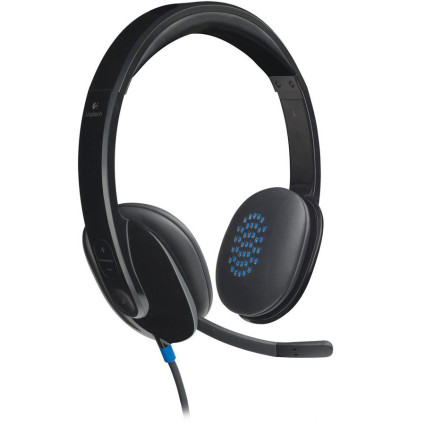 LOGITECH H540 Corded Headset - BLACK - USB  - 1