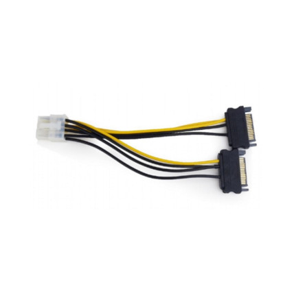 Naponski adapter za PCI-E VGA (8-pin) -2x Sata E-GREEN - 1