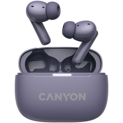 CANYON headset OnGo TWS-10 ANC+ENC Purple  - 1