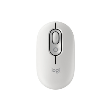 Pop Mouse with Emoji, Off-White miš LOGITECH - 1