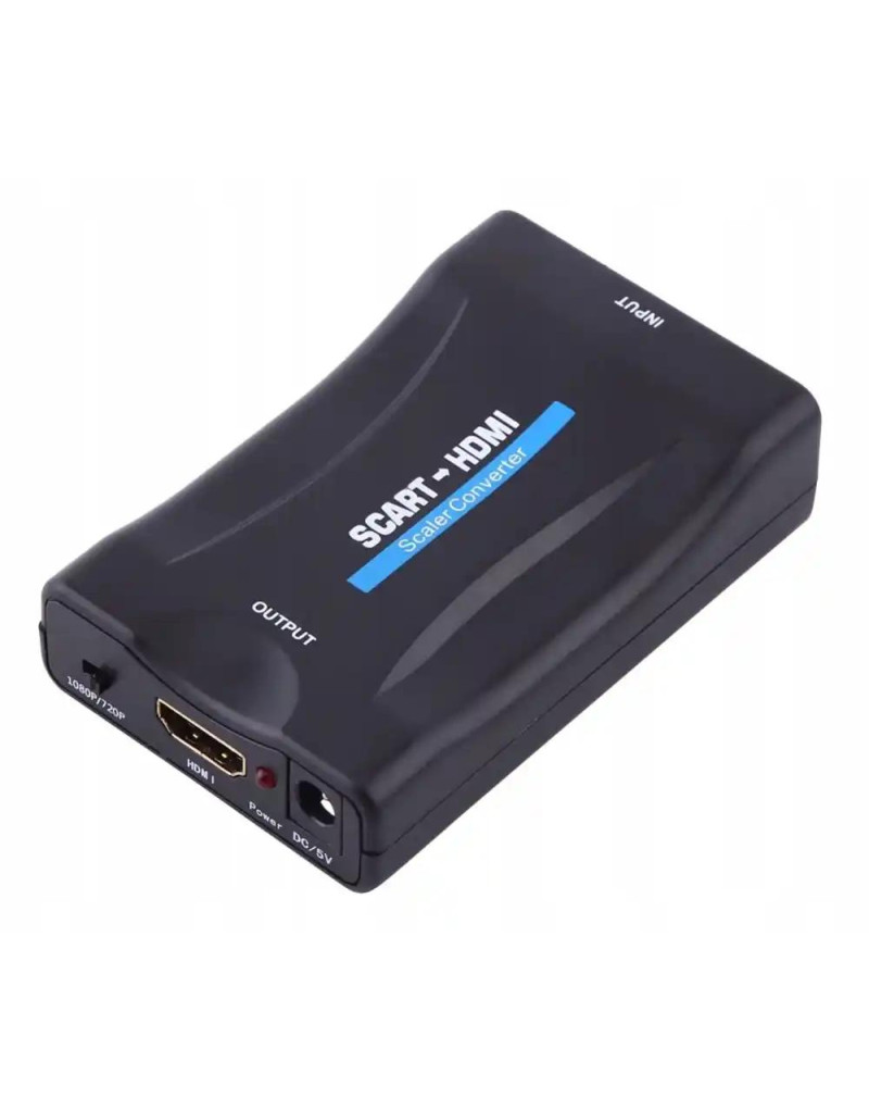 Adapter konverter Scart -HDMI 720/1080p Kettz S2H-013  - 1