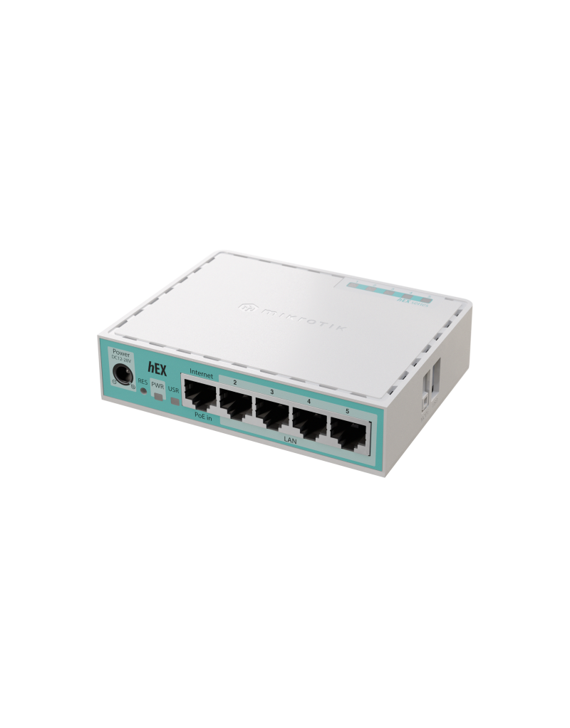 LAN MikroTik E50UG hEX ruter sa 5 x Gigabit LAN / WAN portova 10/100/1000Mb/  - 1