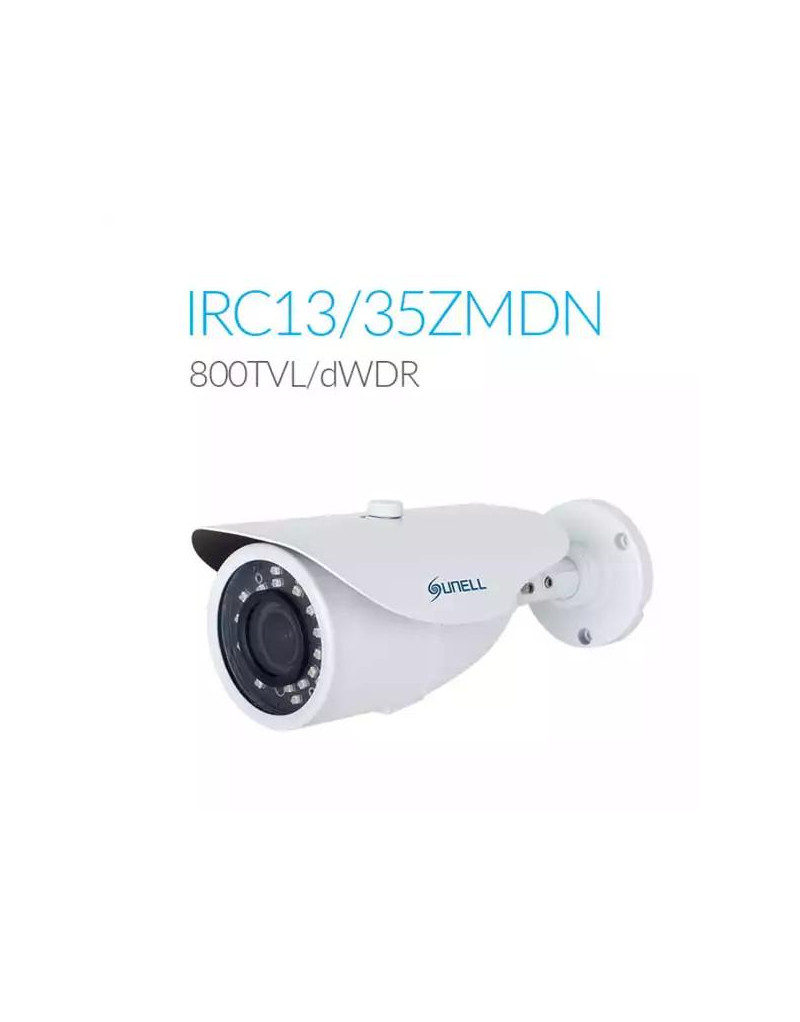 Kamera za video nadzor Bullet Sunell IRC-13/35ZMDN/M /800TVL 3-6mm  - 1