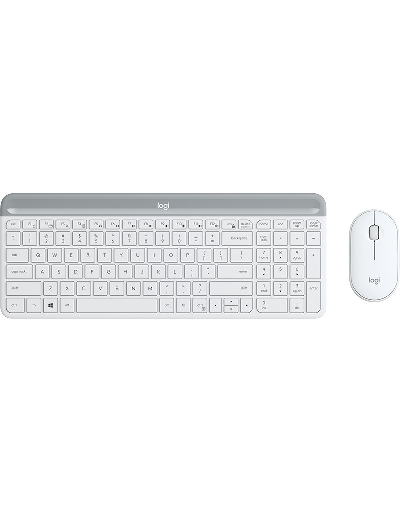 MK470 Wireless Desktop US bela tastatura + miš LOGITECH - 1