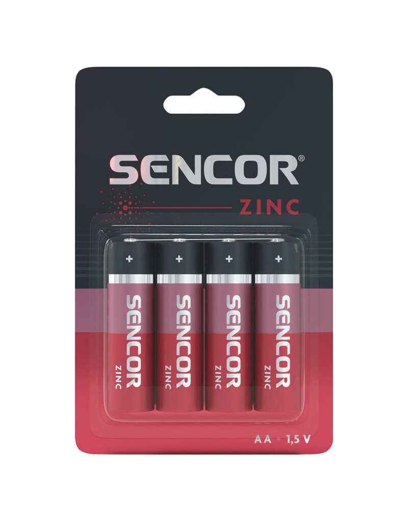 Baterija Sencor R06 AA 4BP Cink Karbon 4/1 - 1 Baterija Sencor R06 AA 4BP Cink Karbon 4/1 - 1