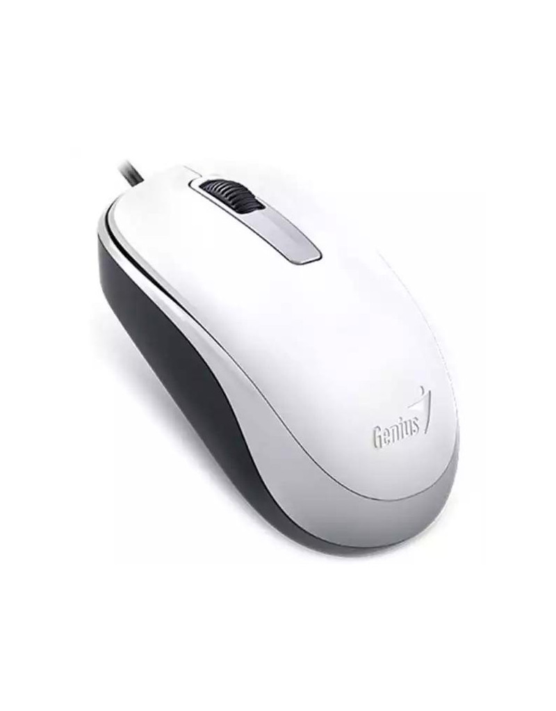Miš Genius DX-125 Optički 1200dpi Beli  - 1