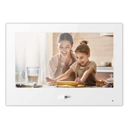 VTH5321GW-W 7 inča Android digitalni unutrašnji monitor beli DAHUA - 1
