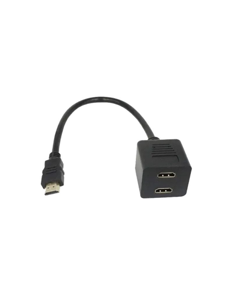 Adapter HDMI - HDMI M/2F (spliter) crni FAST ASIA - 4 Adapter HDMI - HDMI M/2F (spliter) crni FAST ASIA - 4
