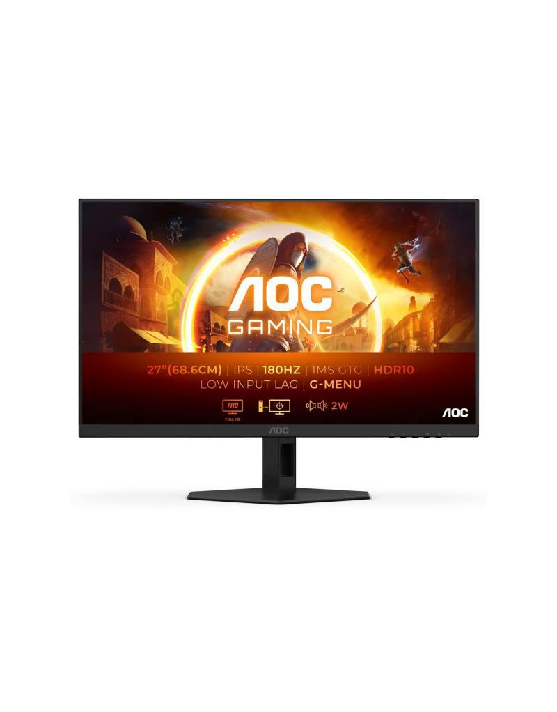 Monitor 27" AOC 27G4XE IPS 1920x1080/180Hz/0.5ms/2xHDMI/DP/G-sync/zvučnici - 1 Monitor 27" AOC 27G4XE IPS 1920x1080/180Hz/0.5ms/2xHDMI/DP/G-sync/zvučnici - 1