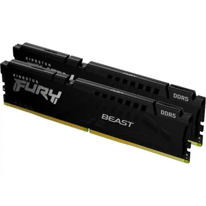 Memorija DDR5 32GB -2x16GB- 6000MHz Kingston Fury Beast KF560C36BBE2K2-32  - 1