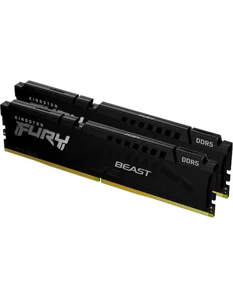 Memorija DDR5 32GB -2x16GB- 6000MHz Kingston Fury Beast KF560C36BBE2K2-32 - 1 Memorija DDR5 32GB -2x16GB- 6000MHz Kingston Fury Beast KF560C36BBE2K2-32 - 1