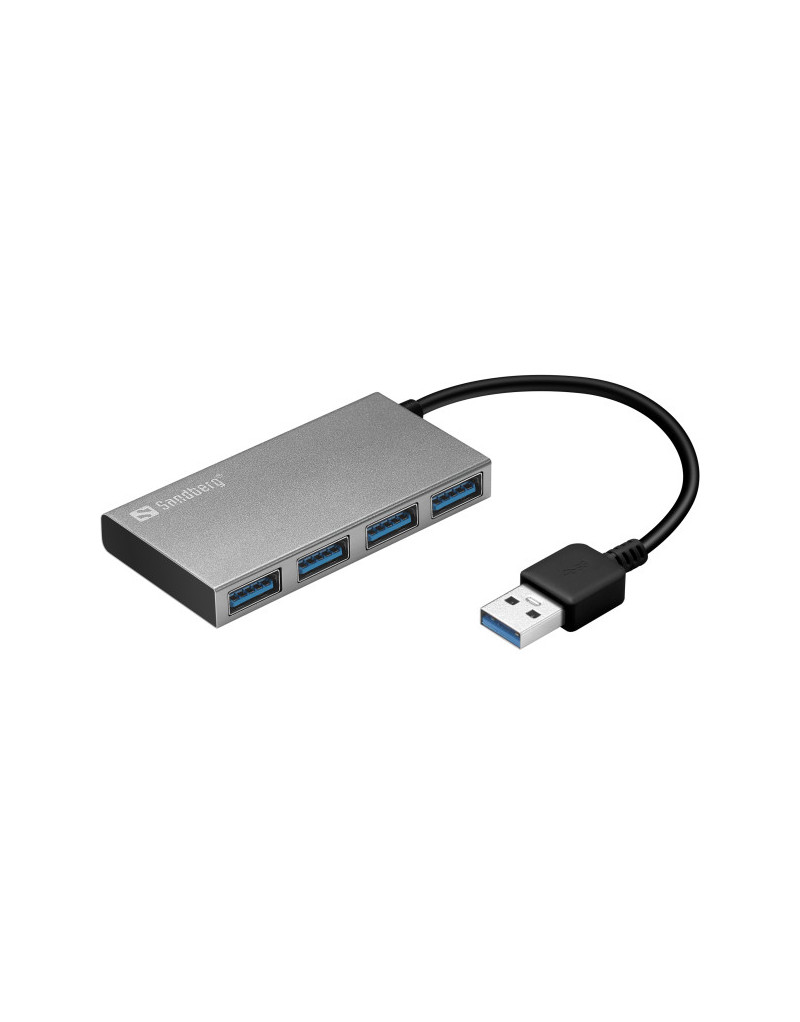 USB HUB 4 port Sandberg Pocket USB 3.0 133-88  - 1