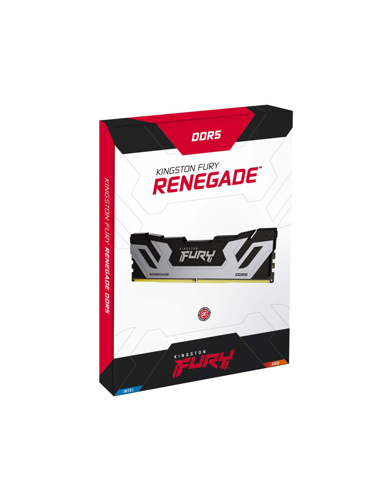 CUDIMM DDR5 48GB (2x24GB kit) 8400MT/s KF584CU40RSK2-48 FURY Renegade Silver XMP KINGSTON - 1