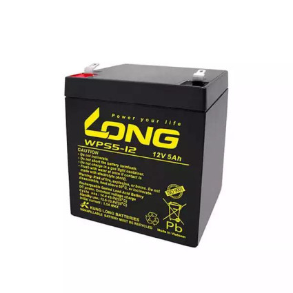 Baterija za UPS 12V 5Ah Long WPS5-12  - 1