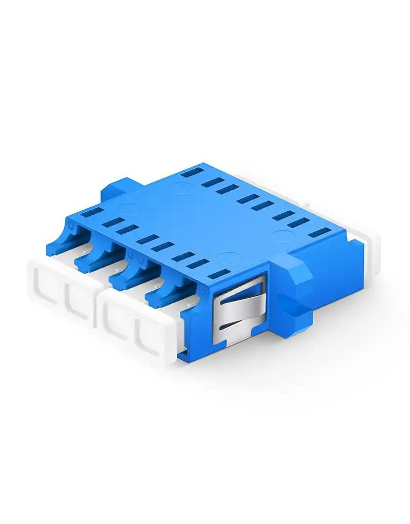 LC/LC singlemode fiber quad adapter -4 x LC SM-, dimenzija za duplex fiber--- - 1 LC/LC singlemode fiber quad adapter -4 x LC SM-, dimenzija za duplex fiber--- - 1