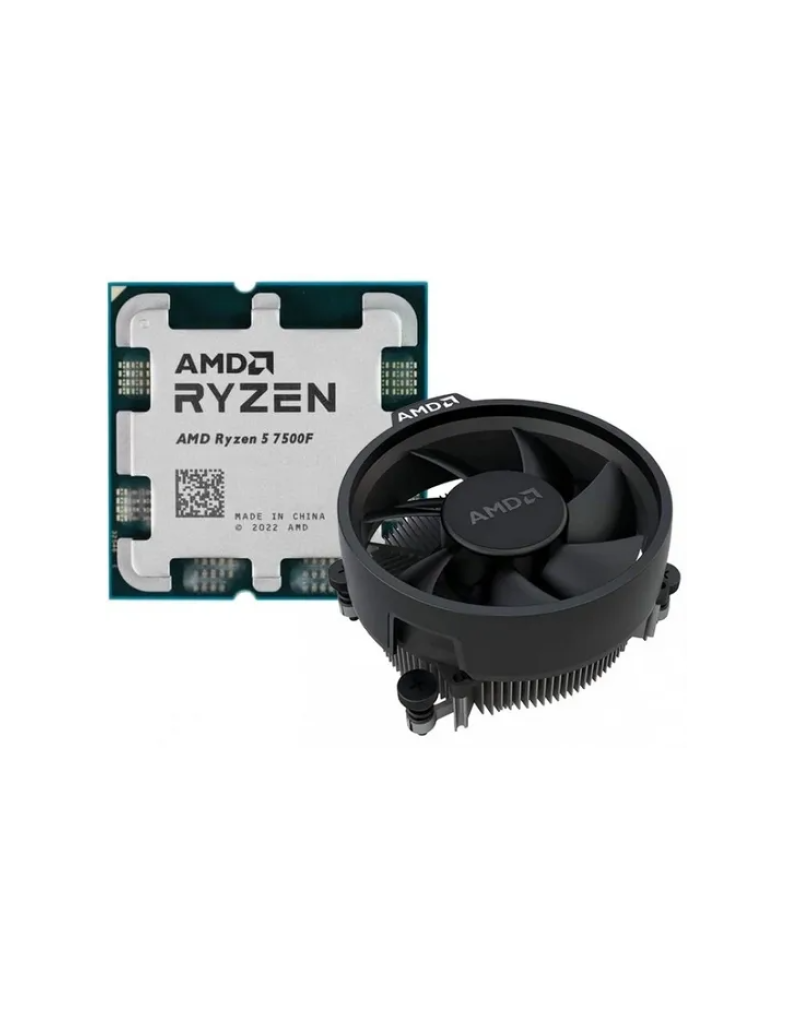 CPU AM5 AMD Ryzen 7500F 5.20GHZ 100-100000597MPK  - 1