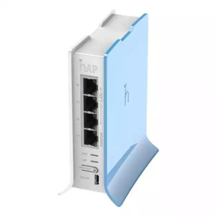  MikroTik RB941-2nD-TC hAP lite WiFi 2-4GHz ruter 300Mb/s 802-11n MIMO sa---  - 1