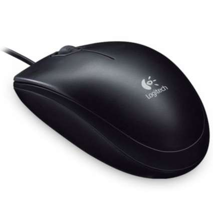 B100 Optical USB crni miš LOGITECH - 1