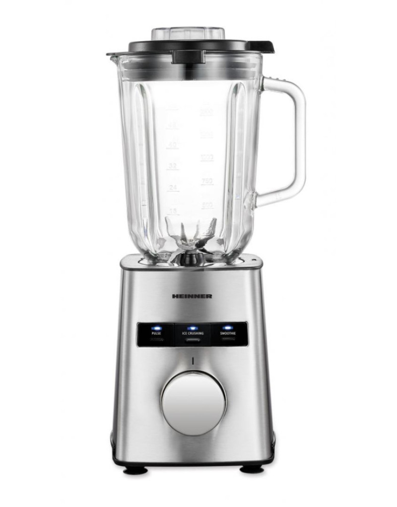 Blender HEINNER HBL-HE800SS 1,5l/800W/staklena čaša/inox - 1 Blender HEINNER HBL-HE800SS 1,5l/800W/staklena čaša/inox - 1