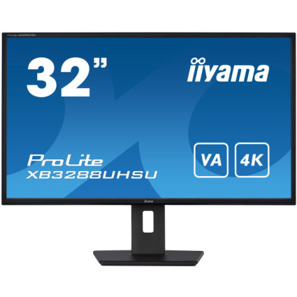 Monitor 31.5" Iiyama XB3288UHSU-B5 VA 3840x2160/60Hz/3ms/2xHDMI/DP/USB/zvučnici  - 1