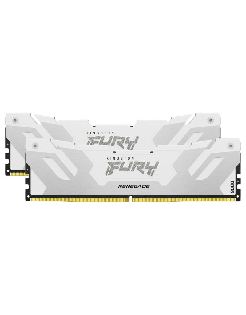 CUDIMM DDR5 48GB (2x24GB kit) 8400MT/s KF584CU40RWK2-48 FURY Renegade White XMP KINGSTON - 1