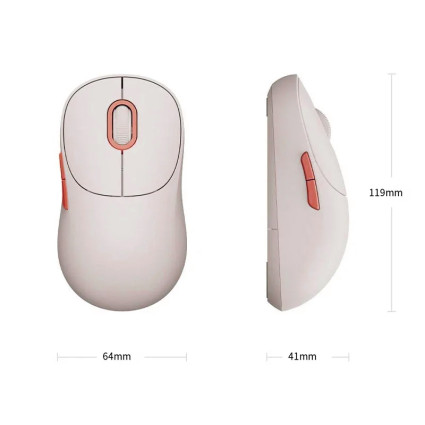 Wireless Mouse 3 Pink GL miš roze (BHR8911GL) XIAOMI - 2