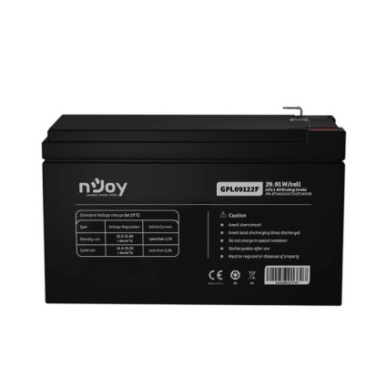 GPL09122F baterija za UPS 12V 9Ah (BTVACIUOCTO2FCW02B) NJOY - 1