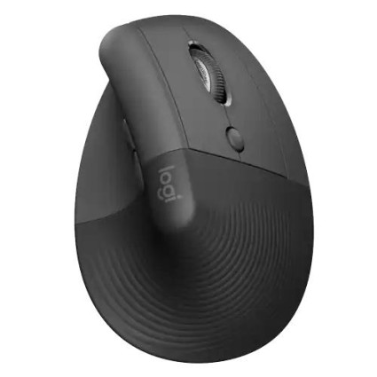 Bežični miš Logitech Lift Vertical 4000dpi, crni  - 1
