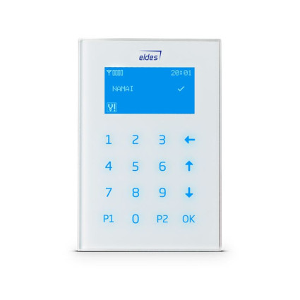 LCD šifrator žični EKB2 beli ELDES - 1