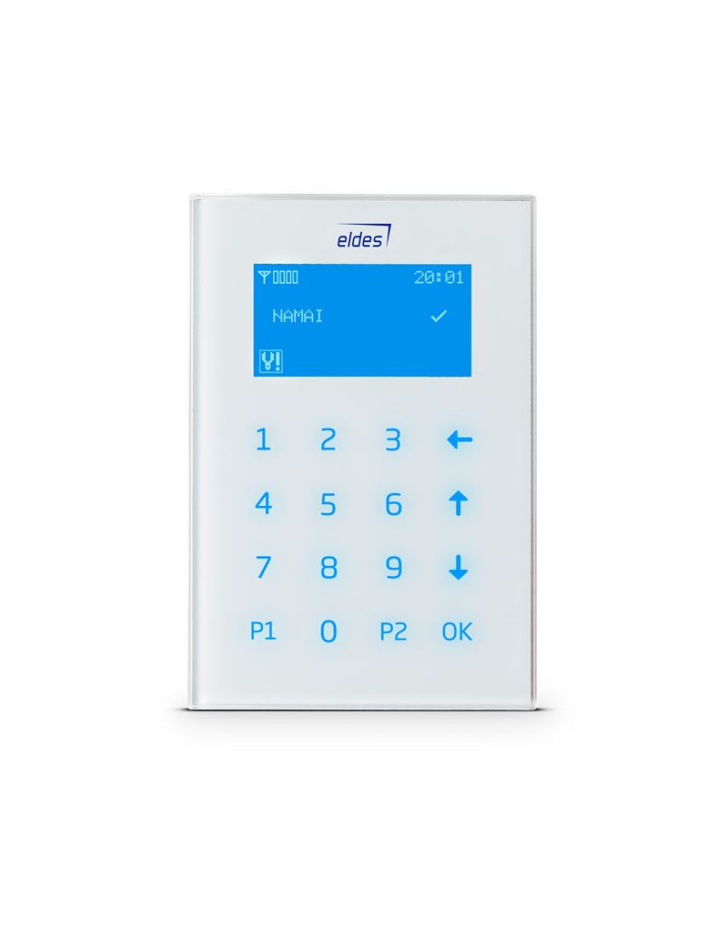 LCD šifrator žični EKB2 beli ELDES - 1