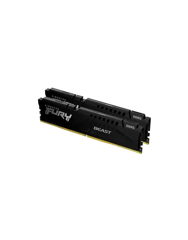 Memorija DDR5 64GB 5200MHz -2x32- Kingston Fury Beast KF552C40BBK2-64  - 1