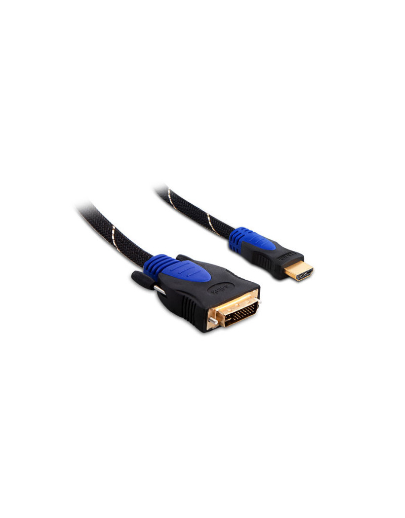 Kabl S-link SLX-310 HDMI na DVI 24 + 1M Gold 1,5m  - 1