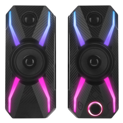 Zvučnici 2.0 Rampage RMS-X5 3Wx2 USB RGB  - 4
