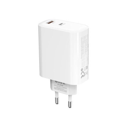 Strujni adapter S-link SL-EC69 65W PD 45W/QC 18W USB-C/USB-A Brzo punjenje  - 1