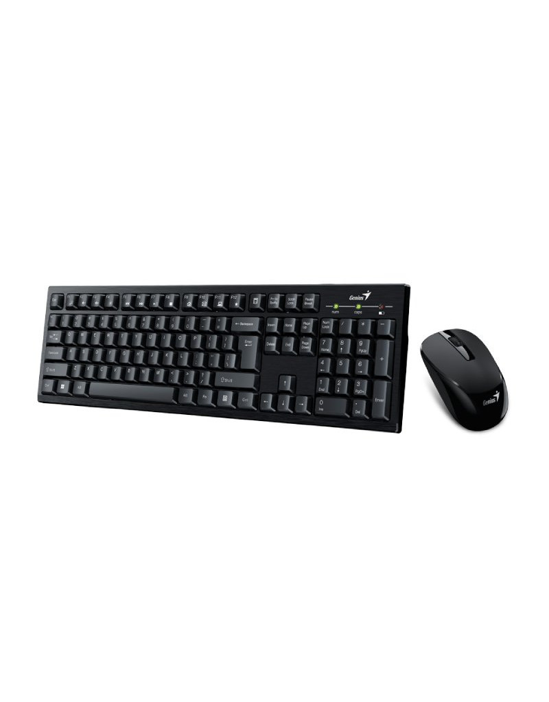 Smart KM-8101 Wireless USB US crna tastatura + miš GENIUS - 1