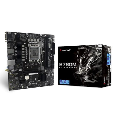 Matična ploča 1700  Biostar B760MX2-E  HDMI/DVI/VGA/M-2/ DDR5  - 1