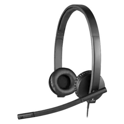 Slušalice sa mikrofonom Logitech H570e 981 000575, crne  - 1