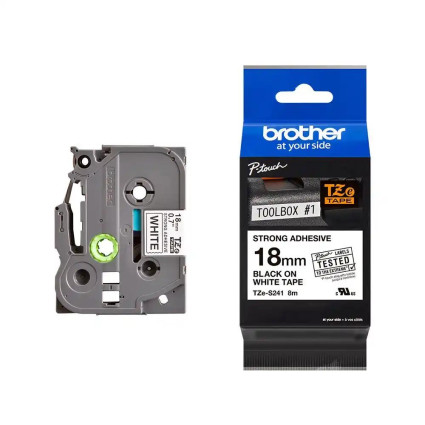Brother traka,TZE241 18mm B/W  - 1