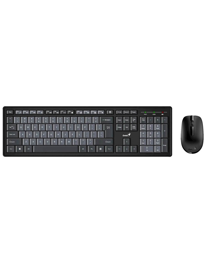 Smart KM-8200 Wireless USB US crna tastatura + miš GENIUS - 1