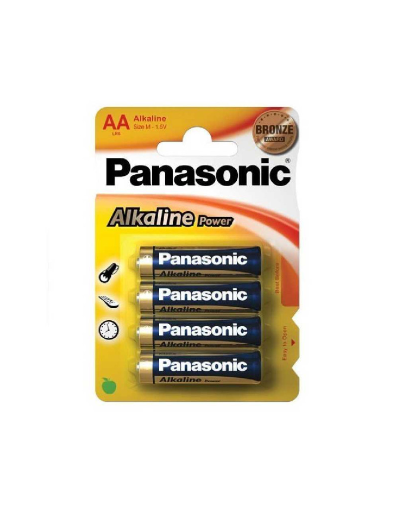 Baterija Panasonic alkalna AA LR6 1 5V 1/4 039273  - 1