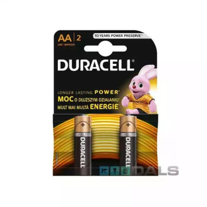 Baterija Duracell Basic LR6 AA -pak 2 kom-, nepunjiva  - 1