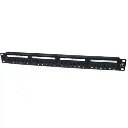 Patch panel 19/0-5U sa 24RJ-45 STP kat-6A Fully Shielded,SP6a-24-0-5U  - 1