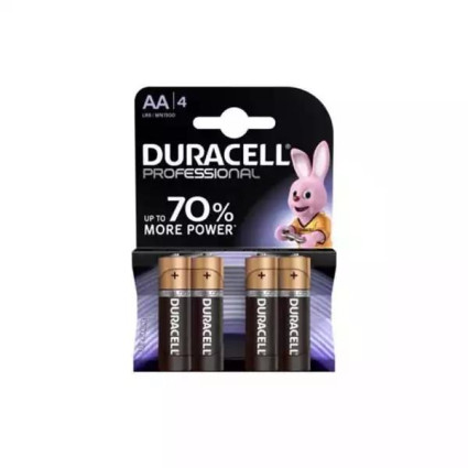 Baterija Duracell Prof AA -pak 4 kom-, nepunjiva  - 1