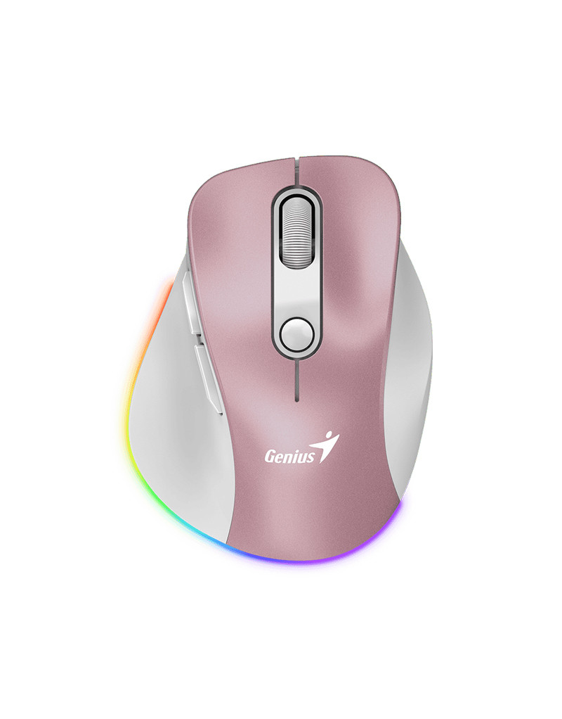 Ergo 9000S Pro Pink USB Bežični rozi miš GENIUS - 1