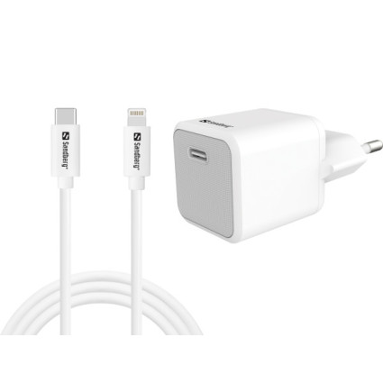 Kucni punjac Sandberg 441-57 USB-C 20W sa Lightning kablom 1m  - 1