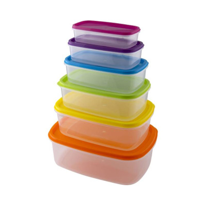 LT6030 Set plastičnih posuda 6kom RAINBOW LAMART - 3
