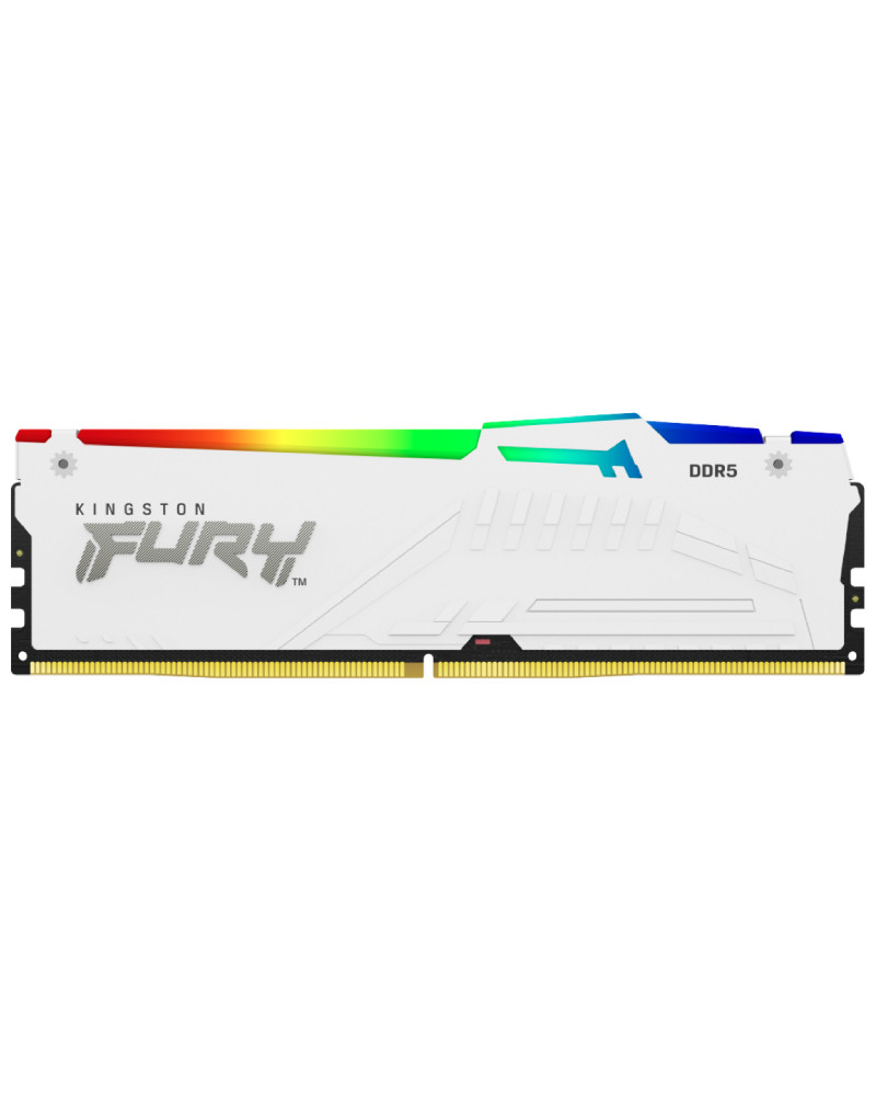 DIMM DDR5 16GB 6800MT/s KF568C34BWEA-16 FURY Beast White RGB EXPO KINGSTON - 2