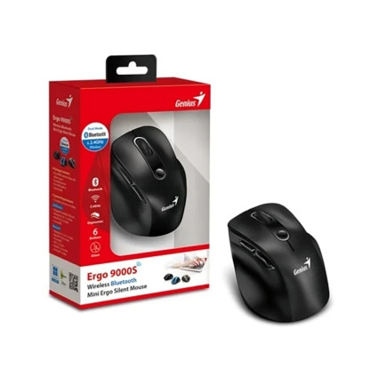 Ergo 9000S Black USB Bežični crni miš GENIUS - 8