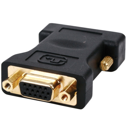Adapter DVI-I  (M) - VGA (F) crni FAST ASIA - 6